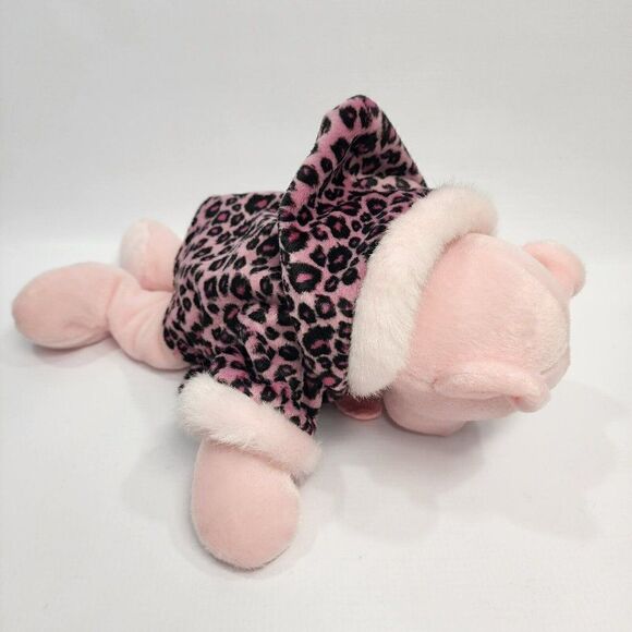 Ganz 2000 Rachel Bear 12" Velvet Leopard Coat VG Plush - Picture 8 of 9